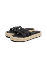 Tommy Hilfiger AUTHENTIC FLAT - Ciabattine - black