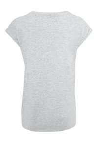 Gray short-sleeve t-shirt with a round neckline, made from soft fabric, featuring a relaxed fit and a smooth texture. No visible patterns or accents.