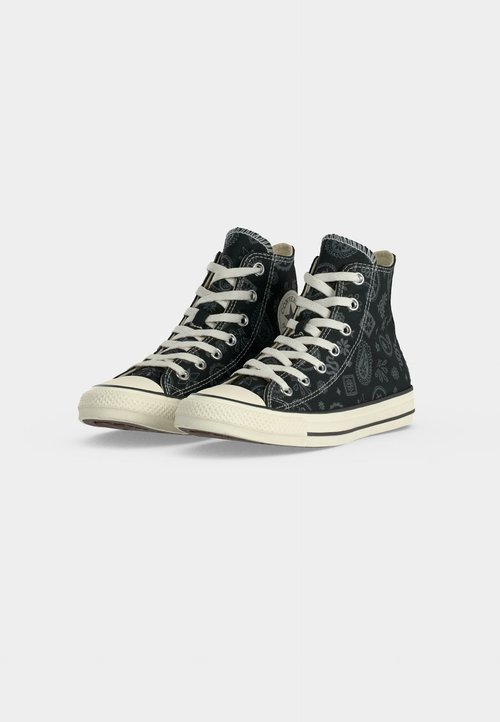 Converse Zapatillas casual unisex Chuck Taylor All Star Elevated Paisley Negro — photo 3