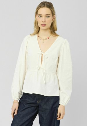 BRODERIE - Blouse - blanc écru
