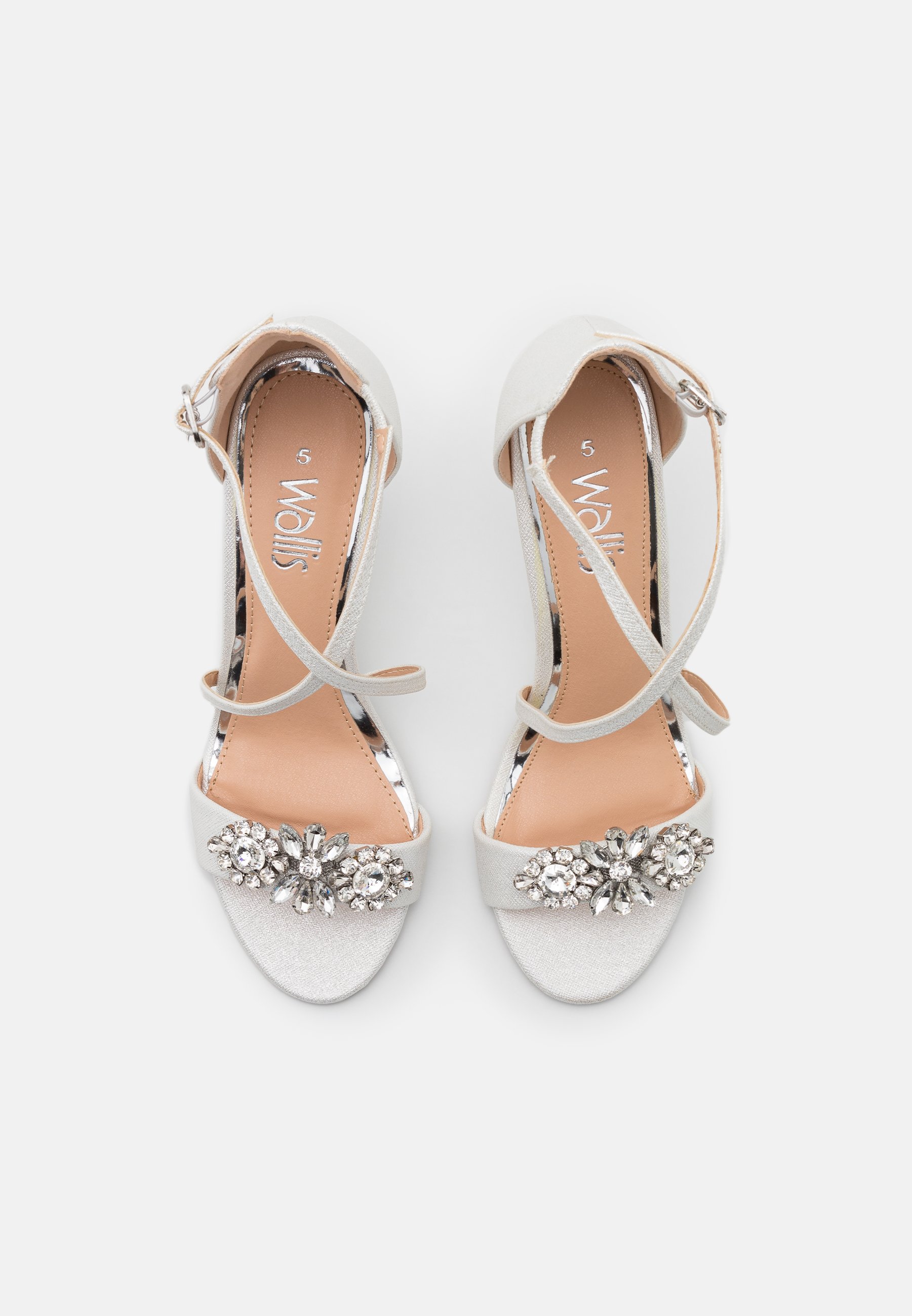 SIENNA Sandaletter med kilklack white SIENNA Sandaletter med kilklack white