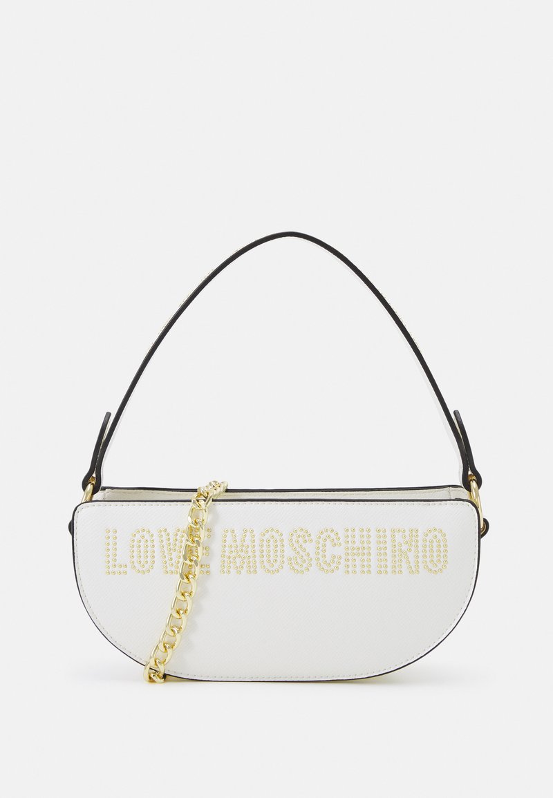 Love Moschino LOVE LITTLE STUDS CROSSBODY Across body bag bianco