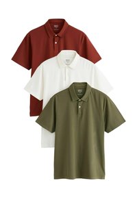 Niet geselecteerd, rust red ecru khaki green