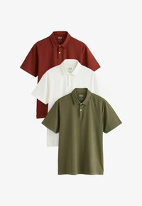 Non selezionato, rust red ecru khaki green