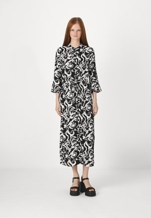 VMEASY 3/4 LONG  - Shirt dress - snow white/black