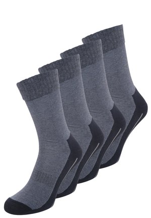 Danish Endurance LONG DISTANCE RUNNING 3 PACK - Sports socks -  black/grey/black - Zalando.de