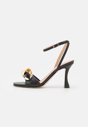 HEATON - Sandali con tacco - black