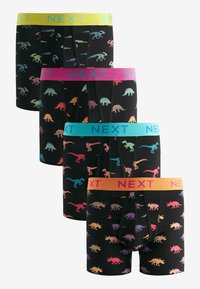 Next 4 PACK - Trunks - black neon dinosaur print