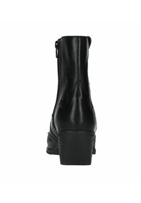 Manfield Cowboy/biker ankle boot - schwarz