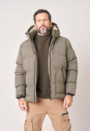 DEELUXE, DEELUXE ORIGINAL GESCHWOLLENE JACKE CHICAGO - Winterjas - dunkles khaki