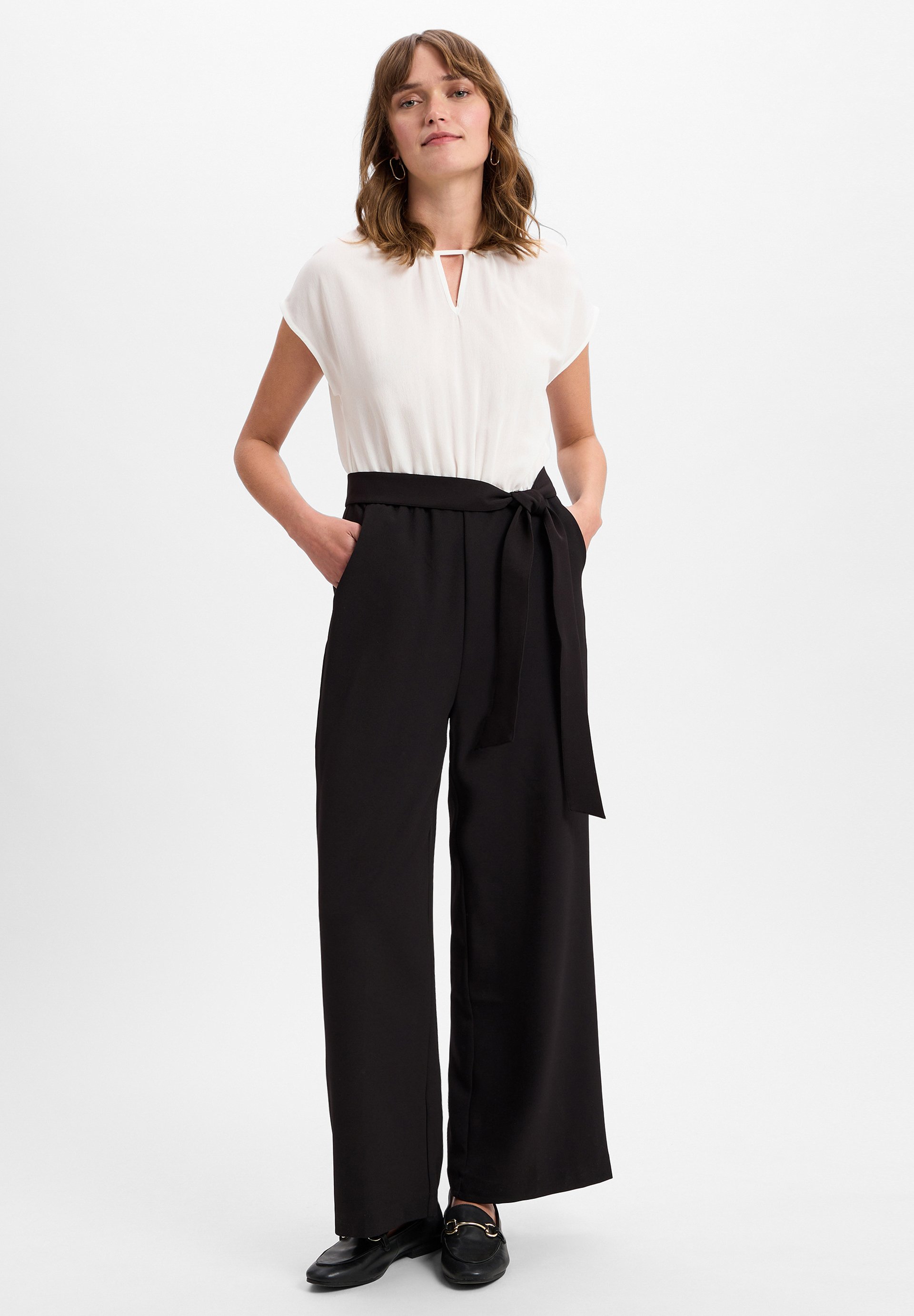 More More Jumpsuit schwarz ecru/black Zalando