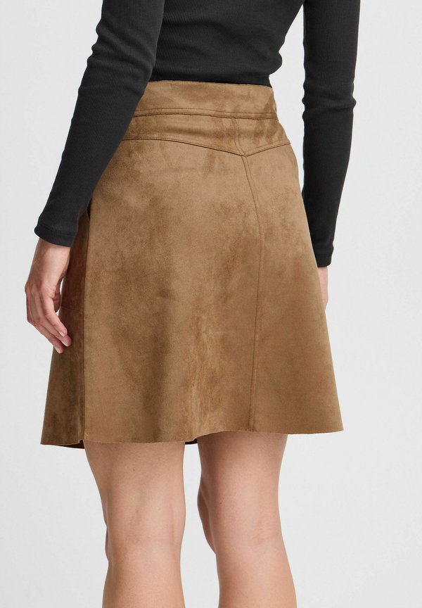 OXJUNE - A-line skirt - sepia tint4