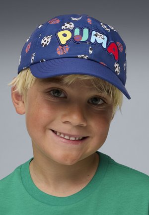 Puma, ESSENTIALS DAD CAP UNISEX - Gorra - blue jewel-aop