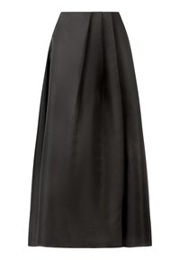 LANGER  - Plooirok - schwarz