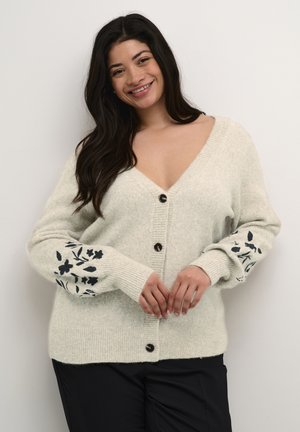 Kaffe Curve, Cardigan - feather gray melange