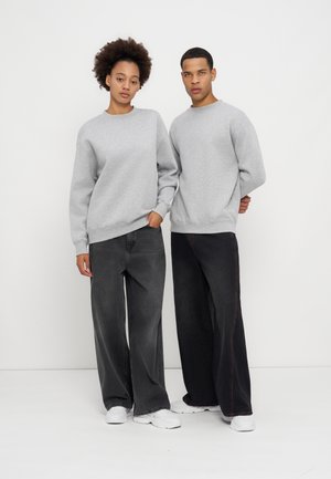 YOURTURN by Zalando, UNISEX 2 PACK - Суитшърт - black/light grey melange