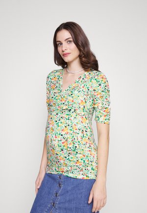 MAMALICIOUS MLPILAR HANNI TESS - Μπλουζάκι με στάμπα - snow white