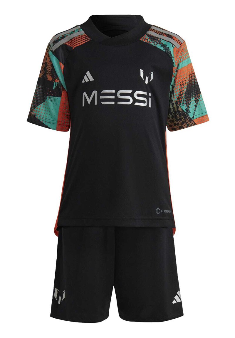 adidas Performance MESSI MINIKIT Short black/mint rush/noir