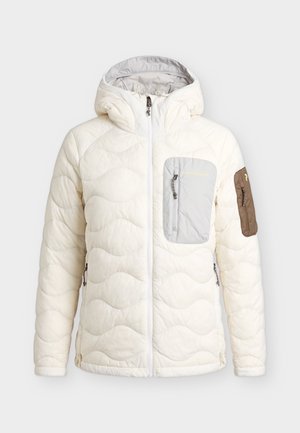 Peak Performance, HELIUM UTILITY HOOD JACKET WOMEN - Пухено яке - offwhite/antarctica