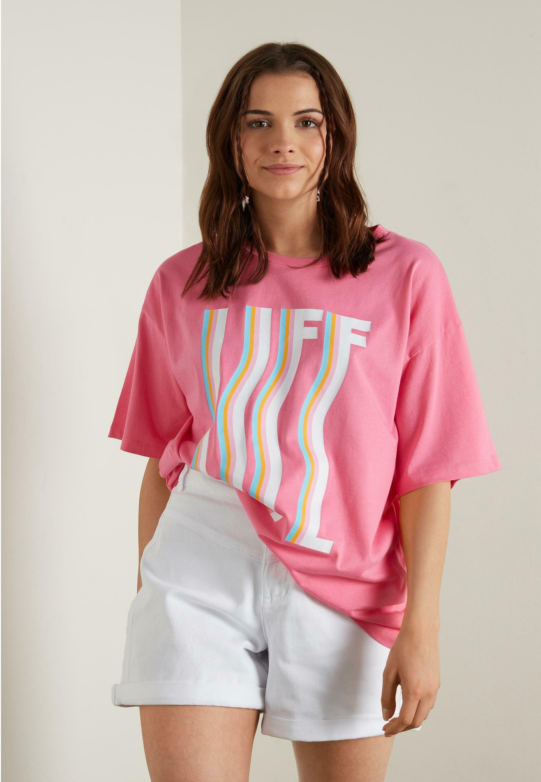 OXXO Print T-shirt - white - Zalando.de
