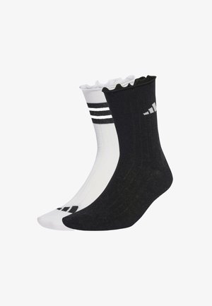 GLOW 2PACK - Sportske čarape - white/black/grey one
