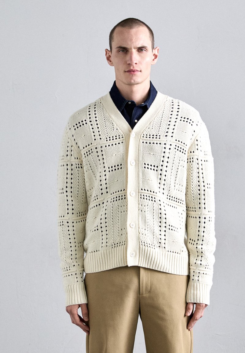 NN.07 TOBIAS CARDIGAN  - Cardigan - offwhite