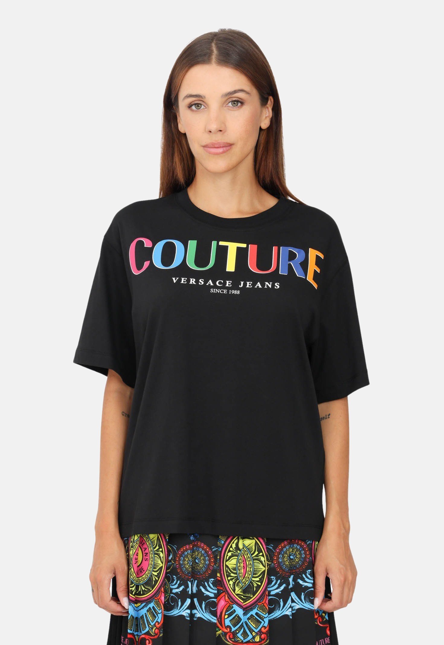 Versace Jeans Couture T-shirt con stampa - nero - Zalando.it