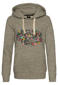 Superdry & Co Mikina s kapucí - mottled grey
