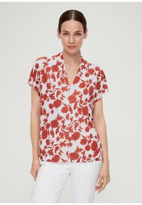 s.Oliver BLACK LABEL T-shirt print - terrakotta