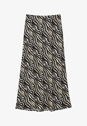 Calliope LUNGA FANTASIA ANIMALIER - Jupe trapèze - var ultrablack