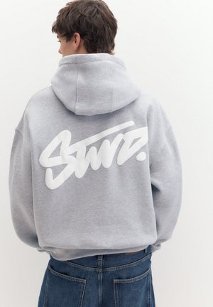 PULL&BEAR, STWD BOXY - HOODIE - Sweat à capuche - light grey