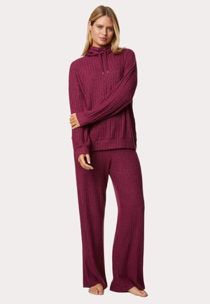 Marks & Spencer COSY SPARKLY SET - Pyjama set - dark raspberry
