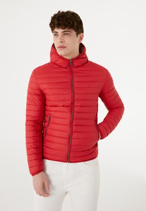 URBAN STYLE HOODED - Dunjacka - red