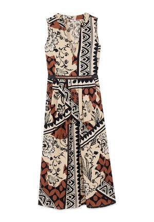 Oltre, VESTITO LUNGO FANTASIA - Freizeitkleid - beige