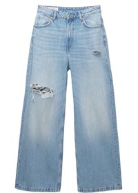 MID-RISE - Jeans baggy - light blue