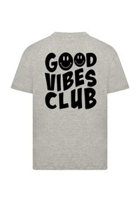 Merchcode Triko s potiskem - heather grey