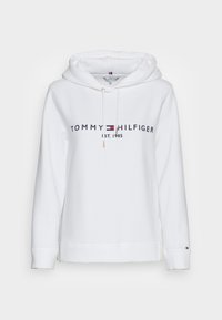 HILFIGER HOODIE  - Sweatshirt - white