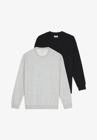 Não selecionado, black/mottled light grey