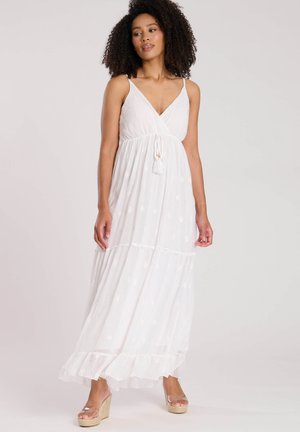 SEQUIN DETAIL CAMI - Day dress - white