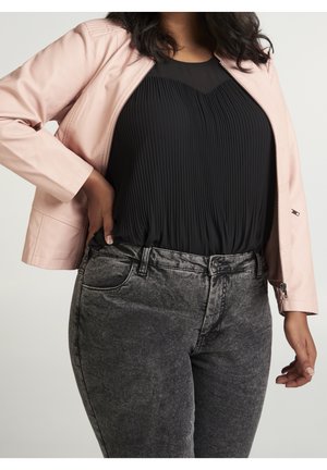 Veste en similicuir - light pink