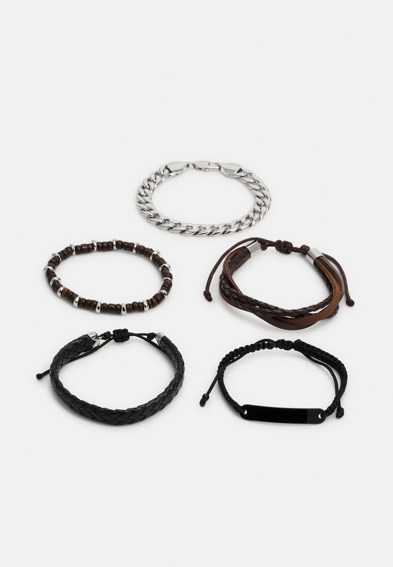 Pier One - 5 PACK  - Bracciale - silver-coloured, Ingrandire