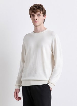 Calliope, MAGLIA TINTA UNITA - Maglione - bianco lana