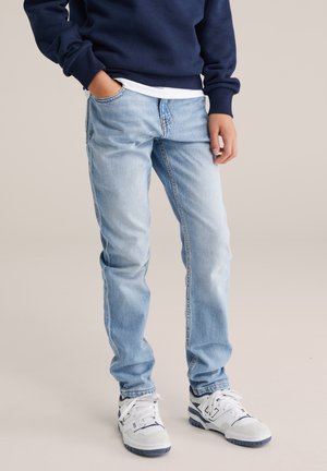 WE Fashion BLUE RIDGE - Ravne kavbojke - light blue