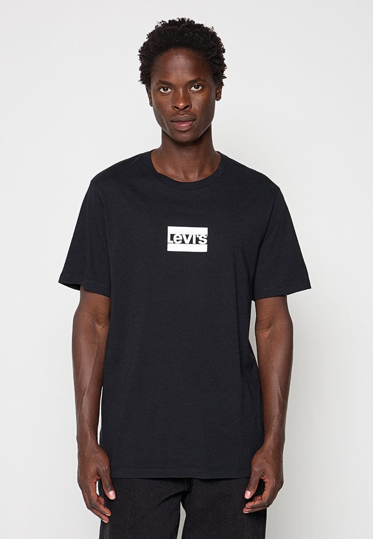 Levi’s® T-shirt print zwart denim/blackdenim