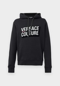 LOGO SQUARE FLOCK - Hoodie - black