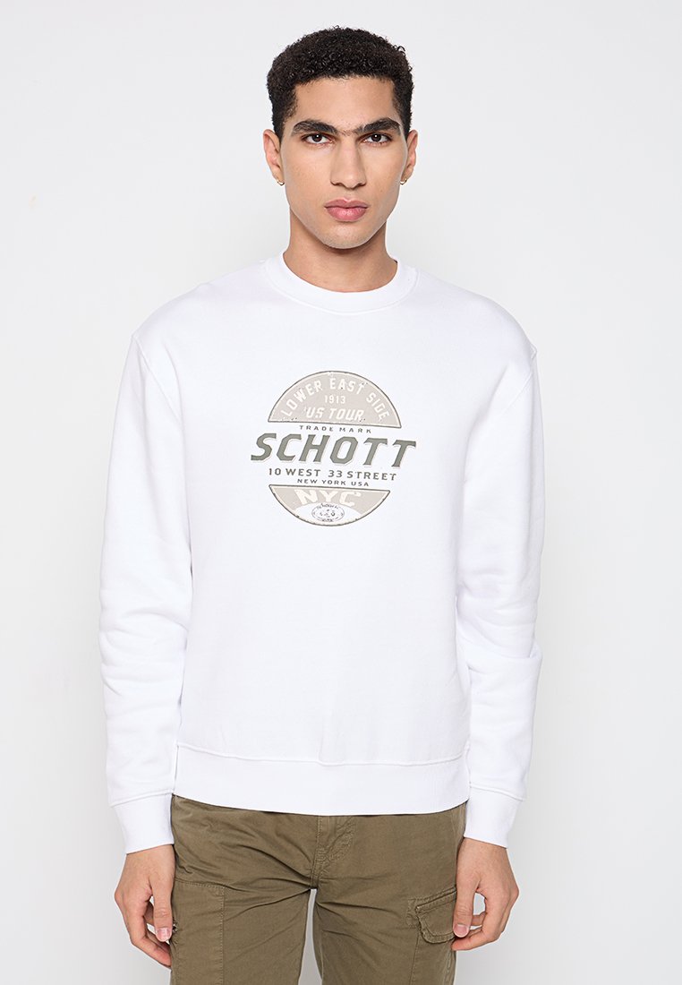Schott Sweater wit