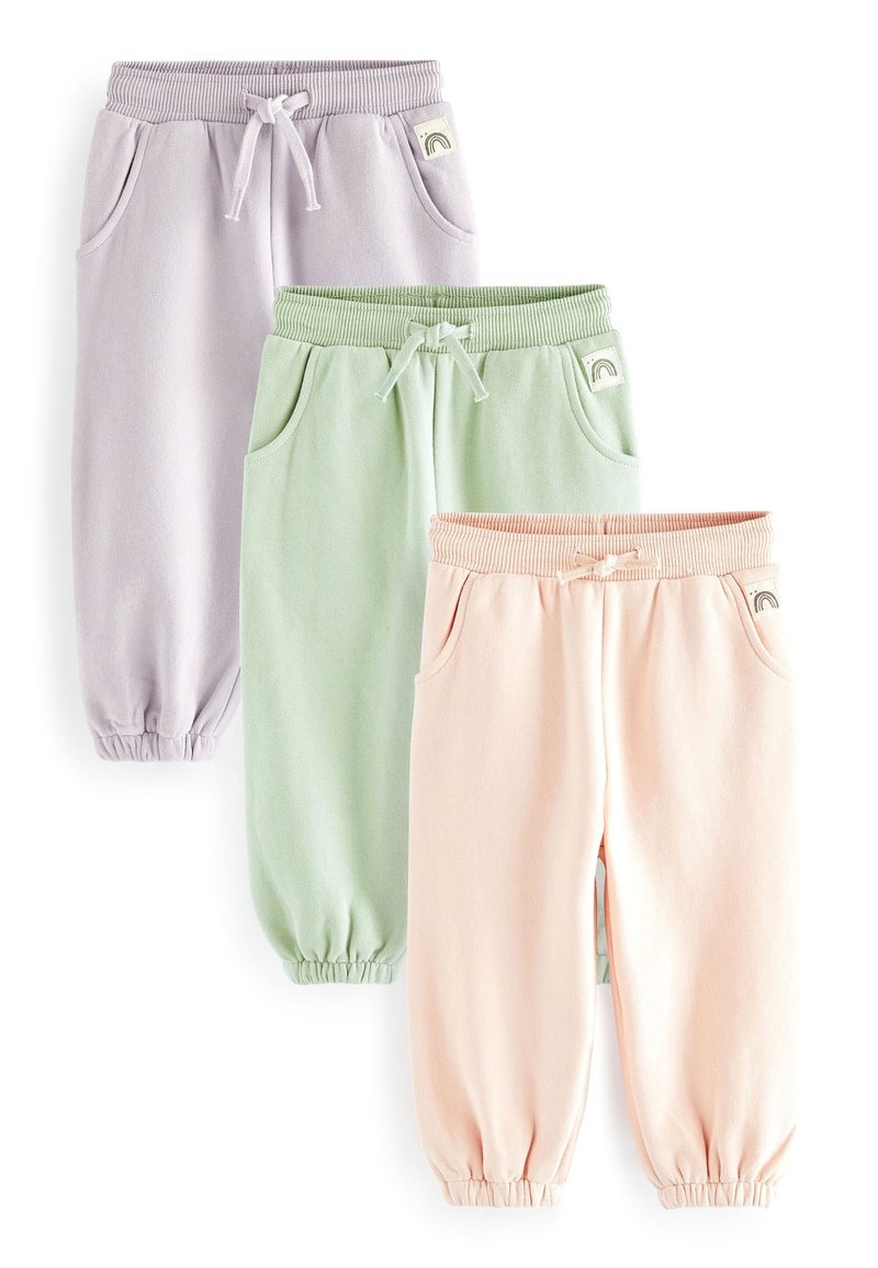 Next - 3 PACK JOGGERS  - Püksid - lilac green pink, Suurenda