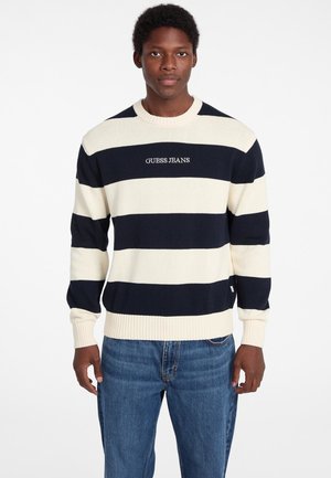 STRIPED - Jumper - weiß
