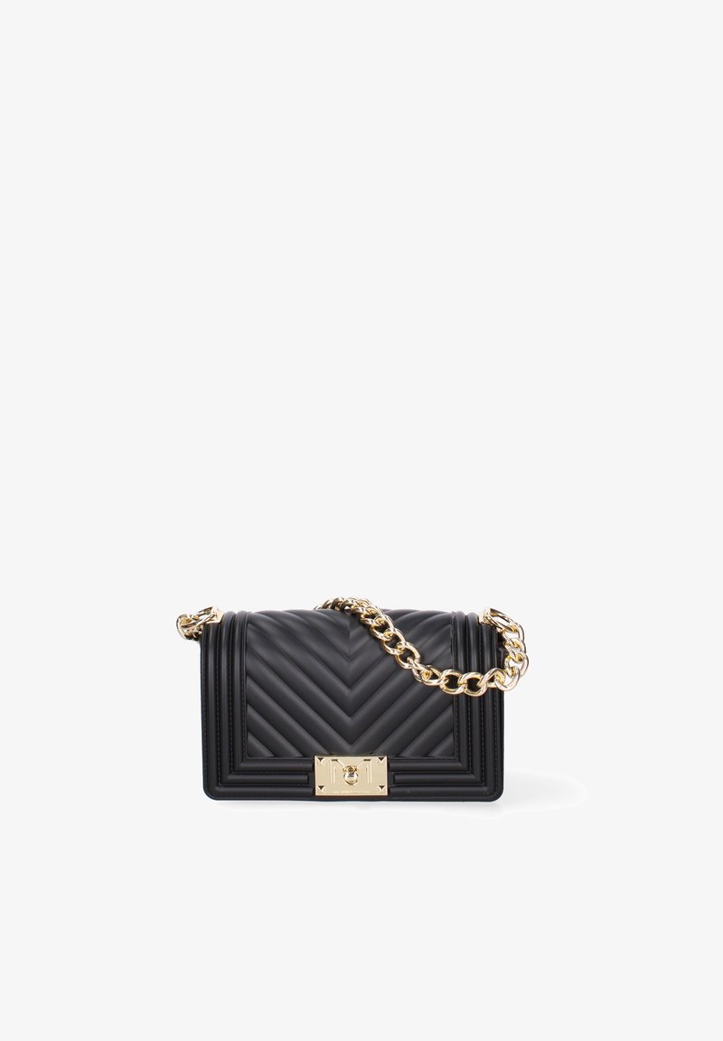 Marc Ellis Borsa a tracolla - black and gold
