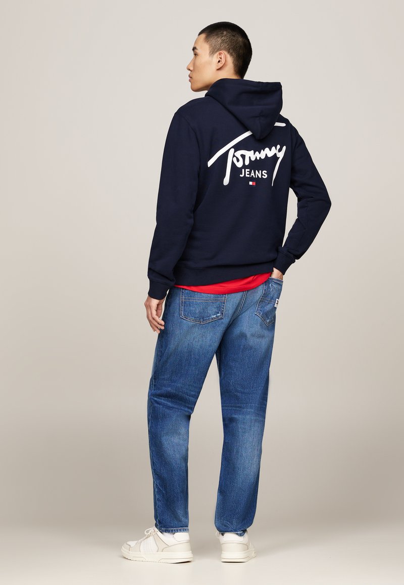 Tommy Jeans ENTRY GRAPHIC HOODIE UNISEX - Sportska majica - dark night navy